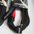 Альбом - Кабель Snake, 2 XLR (мама) - Jack 3.5 мм, 3 і 6 метрів. Новий. З Німеччини.