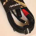 Альбом - Кабель  Snake, 2 XLR - Jack 3.5 мм, 3-х і  6-метрові. Новий. З Німеччини.