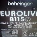 Альбом - Активні колонки-топи Behringer eurolive B115D. Ціна 570$ за пару.  0672633041-Іван.