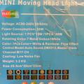 Голова Mini Led Spot Moving Head Light (30W) Б/у. |Соляр Мар'ян 