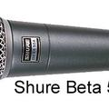 Альбом SHURE BETA 58A