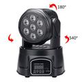 Рухома голова LED Wash 7x12 RGBW DMX512|Соляр Мар'ян 