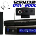 Альбом - DEURA DMV-2000A+B 2CH VHF Wireless Handheld & Lapel Headset Mics Digital Display