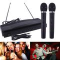 Альбом - Professional Wireless Microphone System Dual Handheld 2 x Mic Cordless Receiver