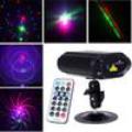 Альбом - RGB Laser Stage Light Projector Voice-control Remote Control KTV DJ Disco Stage Party Show Club Light Lamp US Plug