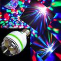 Альбом - 3W E27 RGB Crystal Ball Rotating LED Stage Light Bulb for Club DJ Disco Party