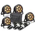 Альбом - 4 шт LED PAR 8 x 12 watt (RGBWA)  + сумка + 3 кабеля = 6000 грн 